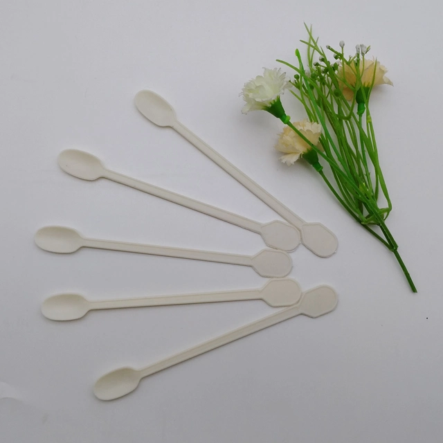 Best Price Biodegradable Disposable Plastic Corn Starch Stir Bar Mini Coffee Stirring Spoon