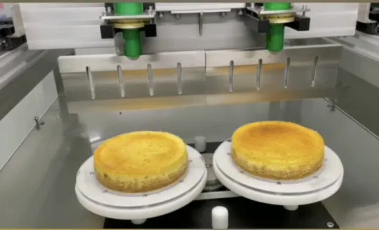 Set completo di linea per torte industriali con taglierina sonica ad alta velocità